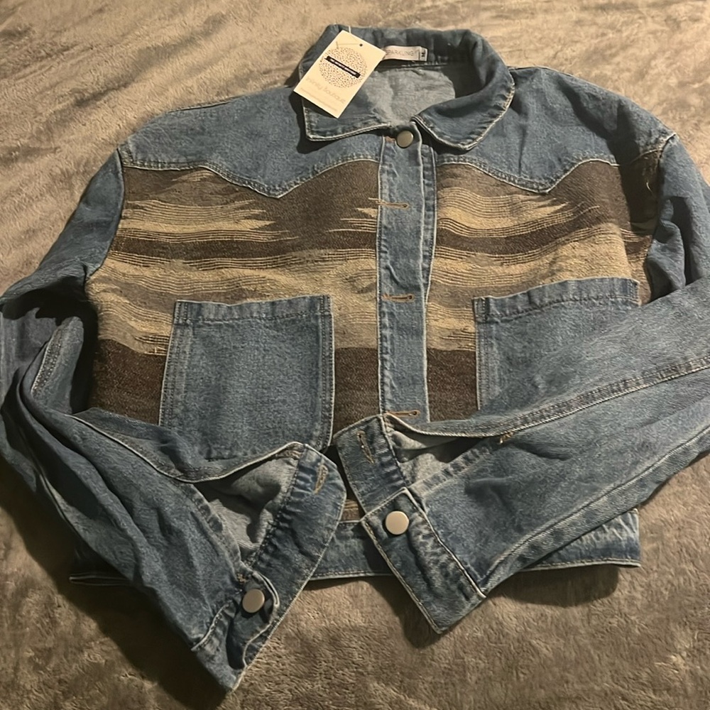 Miss Sparkles boutique jean jacket